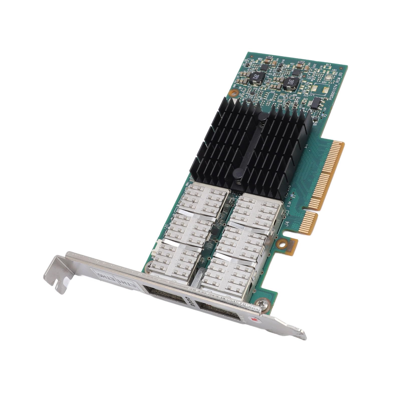 Domary Scheda Ethernet PCIe Scheda di Rete 2 Porte 80 Gbps Totali con Porte PCIe 3.0 X8 e QSFP per Workstation Server Data Center a Bassa Latenza