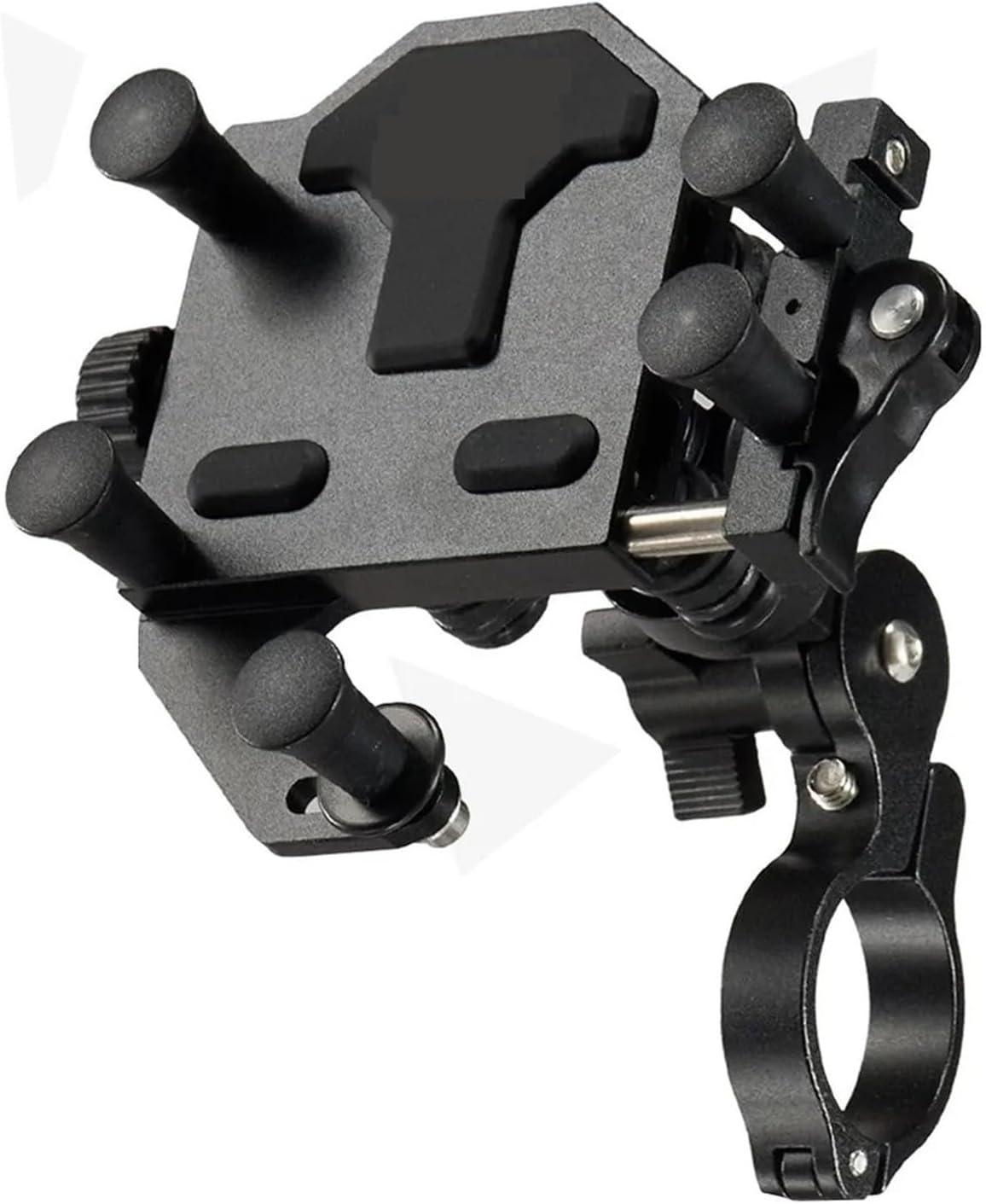 Bike Phone Mount 2025 High-end Aluminum Alloy Motorcycle Phone Holder Shock Resistant Electric Bike Anti Shake Riding Bracket Bicycle Phone Holder(Square2)