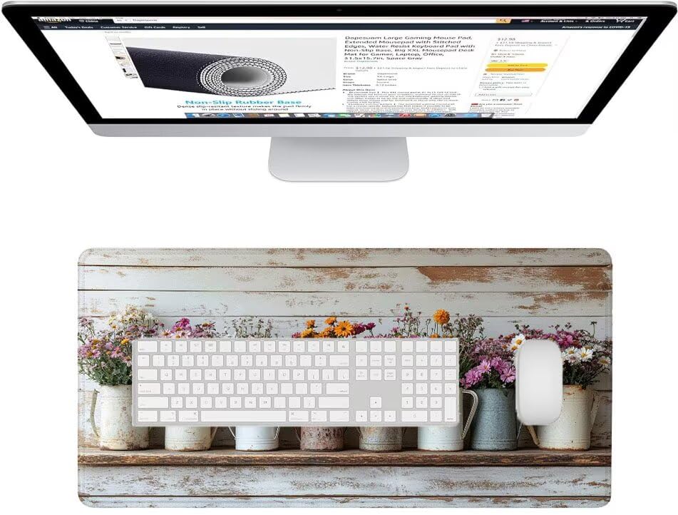 Tapis de souris XXL antidérapant pour éviter les ratés sur PC - 3
