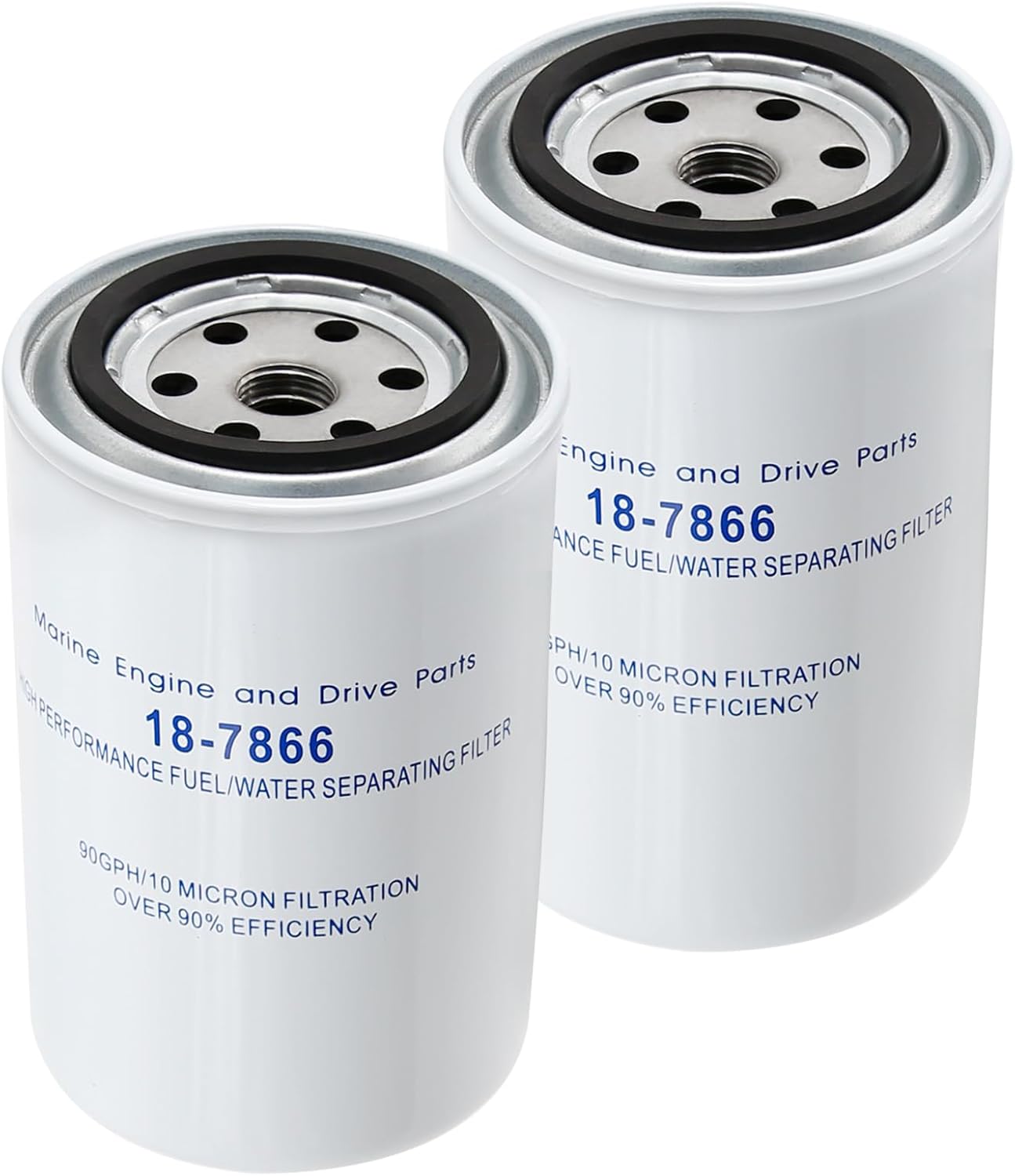 Hoypeyfiy 2 Pcs Fuel Water Separator, Replacement for Yamaha MAR-10-MEL-00-00 MAR-24563-00-00 18-7866 9-37807 Fuel Water Separating Filter
