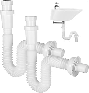 Kinberry Flexible Waste Pipe - 2PCS 1 1/4 Bat...,