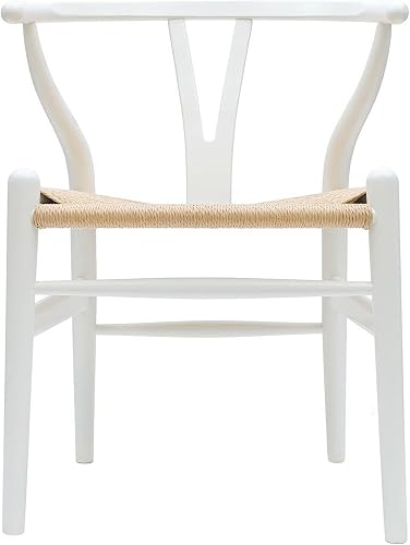 Miniatura 17 de 2xhome - Silla con respaldo cruzado, marco de madera sólida, estilo antiguo, silla de comedor con asiento de tejido suave (arce miel) Natural,Negro