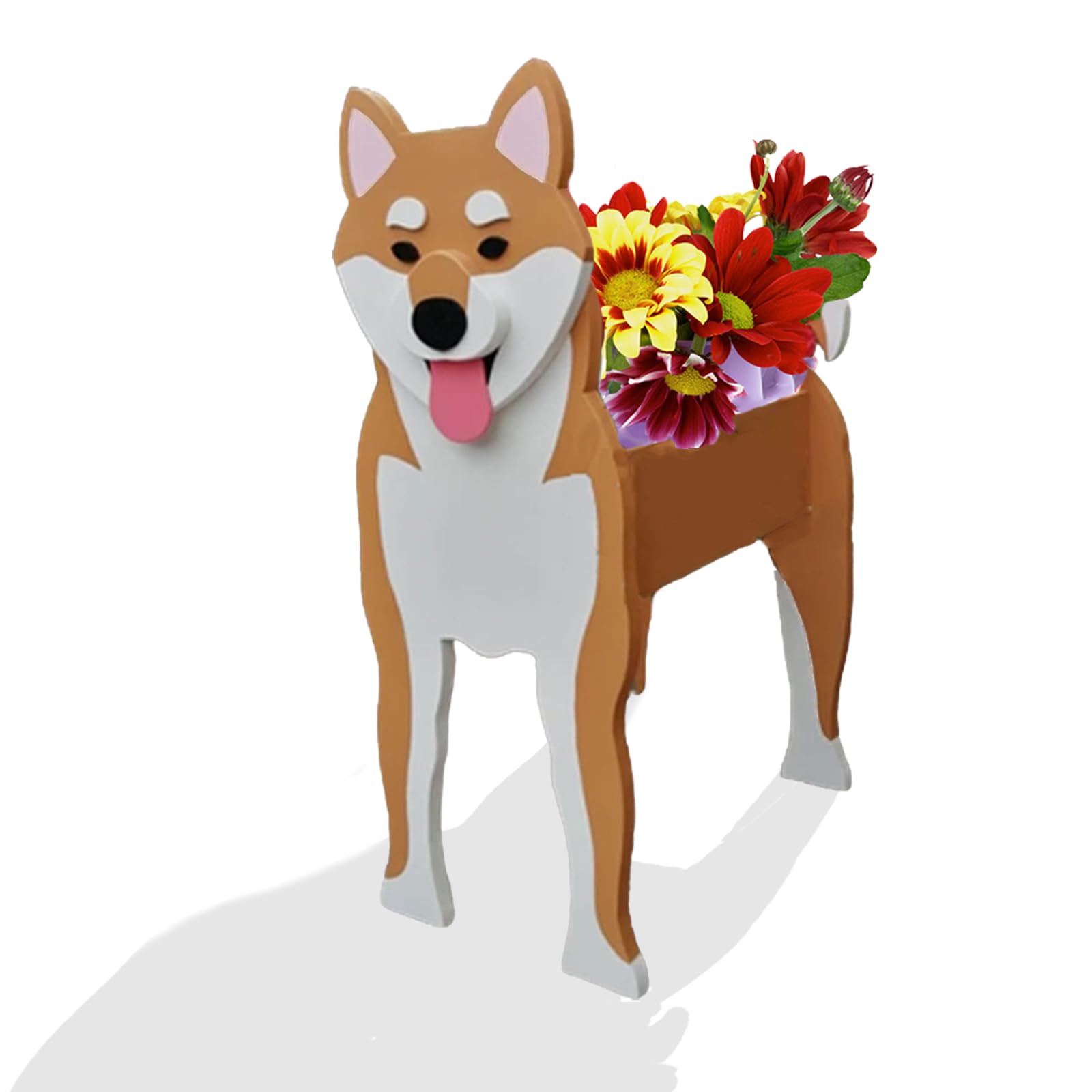strolfay Shiba Inu Dog Planter, Flower Pot Gifts for Women โ image 1