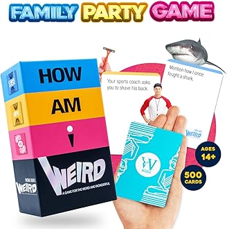 How Am I Weird - Award Winning Family Party Card Game for Adults & Teens - 500 Cards - Board Game Weird Gift