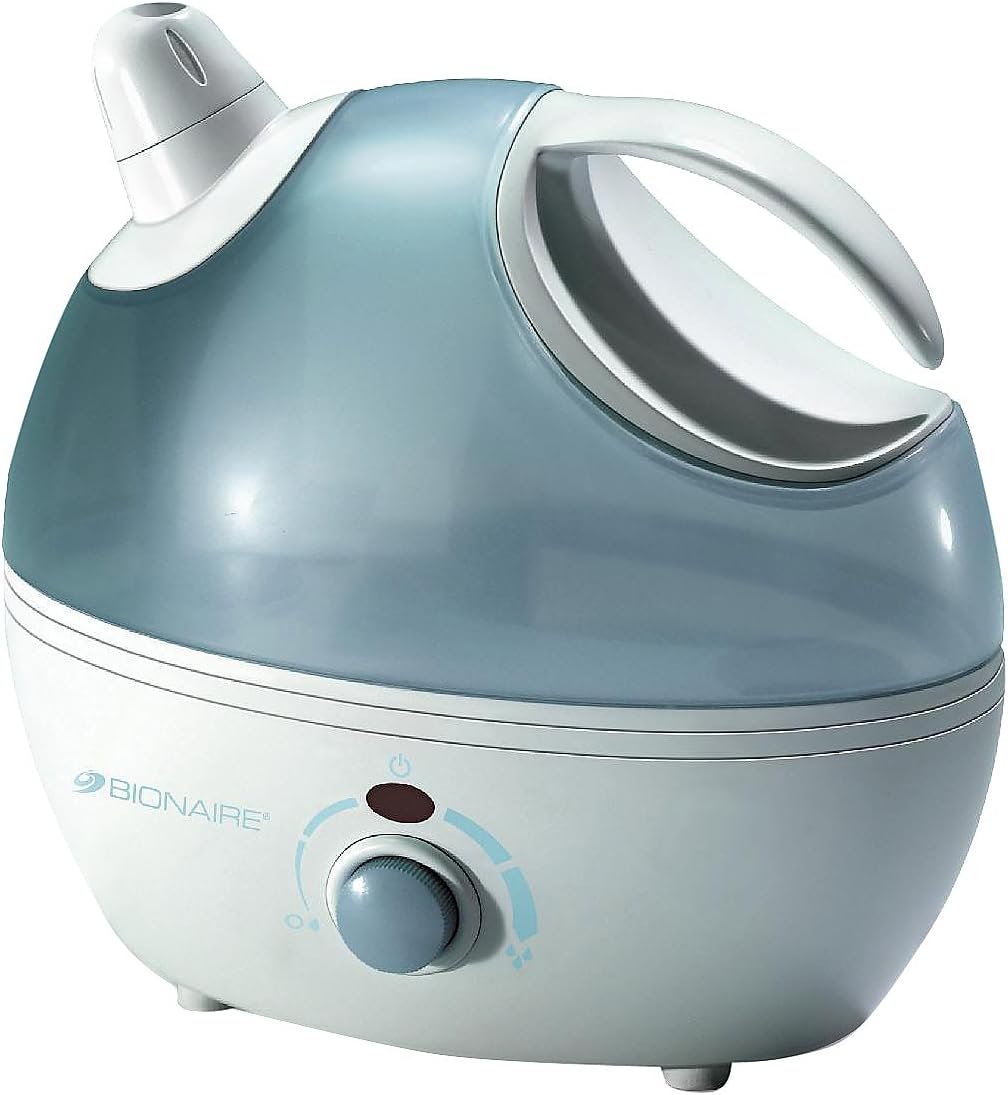 220-240 Volt/ 50 Hz, Bionaire BU1300W Compact Ultrasonic Humidifier, OVERSEAS USE ONLY, WILL NOT WORK IN THE US
