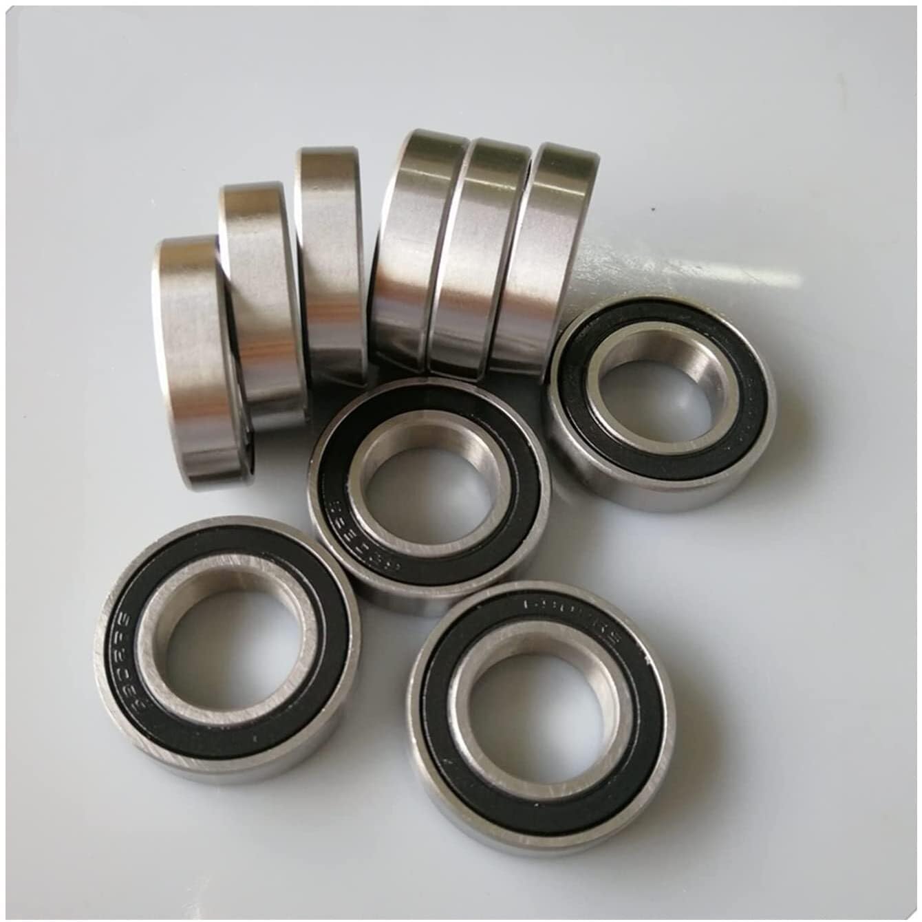 Roulements, Roulements en céramique hybrides 15267RS, 10 pièces, 15x26x7mm, supports de pédalier de vélo ABEC-7, pièces de rechange, roulements à billes Si3N4 15267-2RS