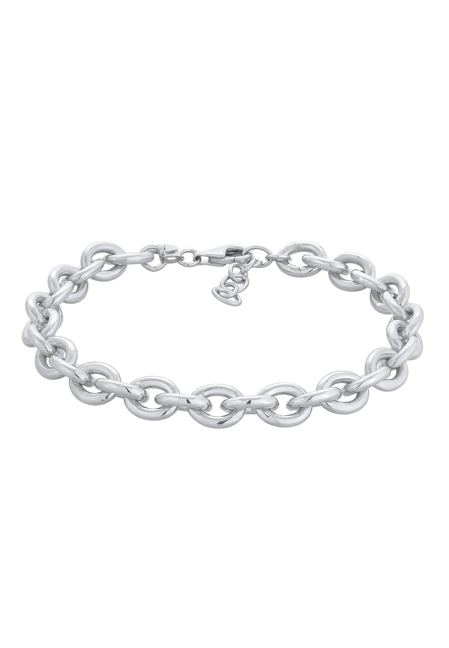 Elli Premium Bracelet Ladies Statement Coarse Elegant In 925 Sterling Silver Rhodium Plated