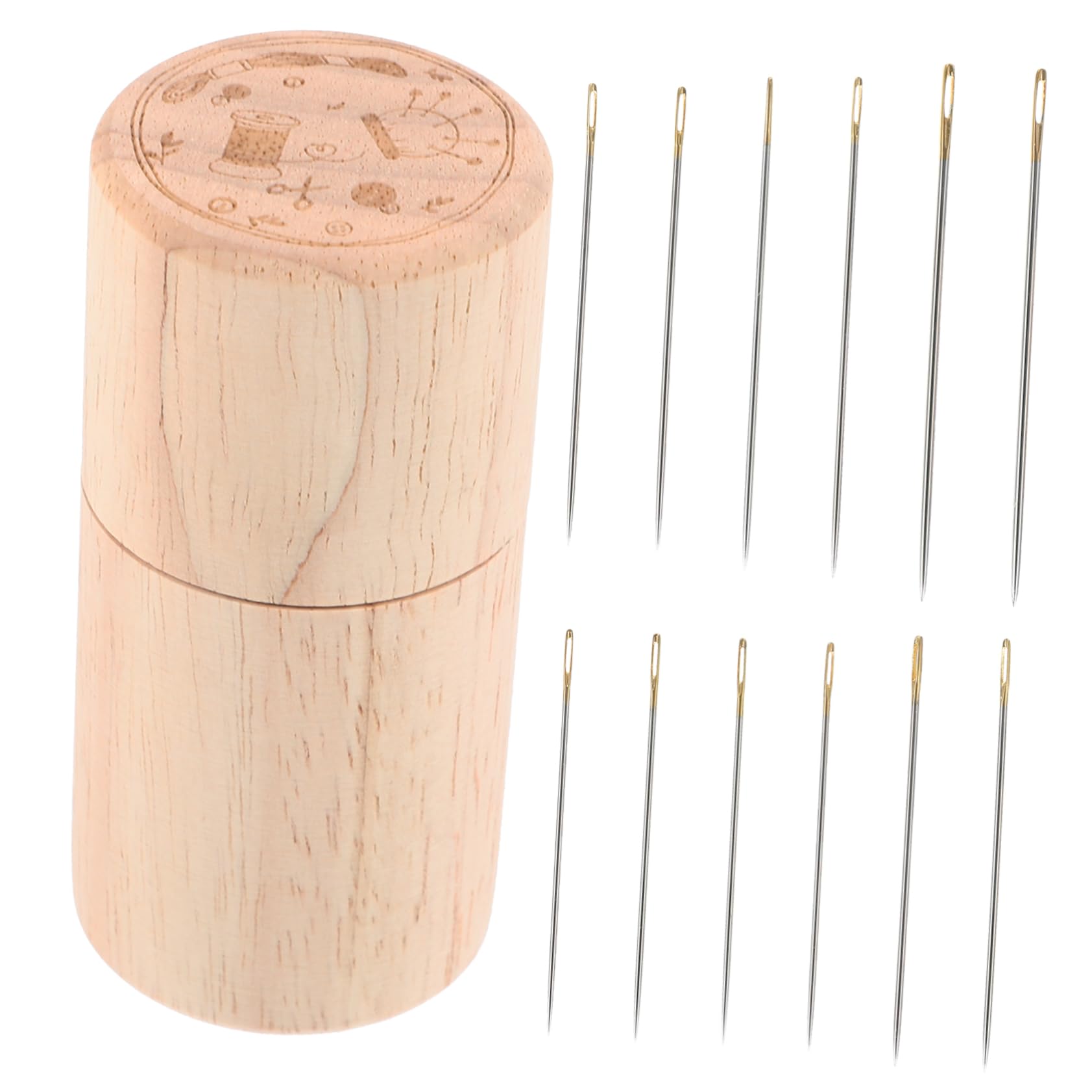 Uonlytech 5 Set Contenitori per Aghi da Cucito Scatola Aghi Compatta e Portatile per Casa Include per Conservazione Accessori da Cucito e Ferri