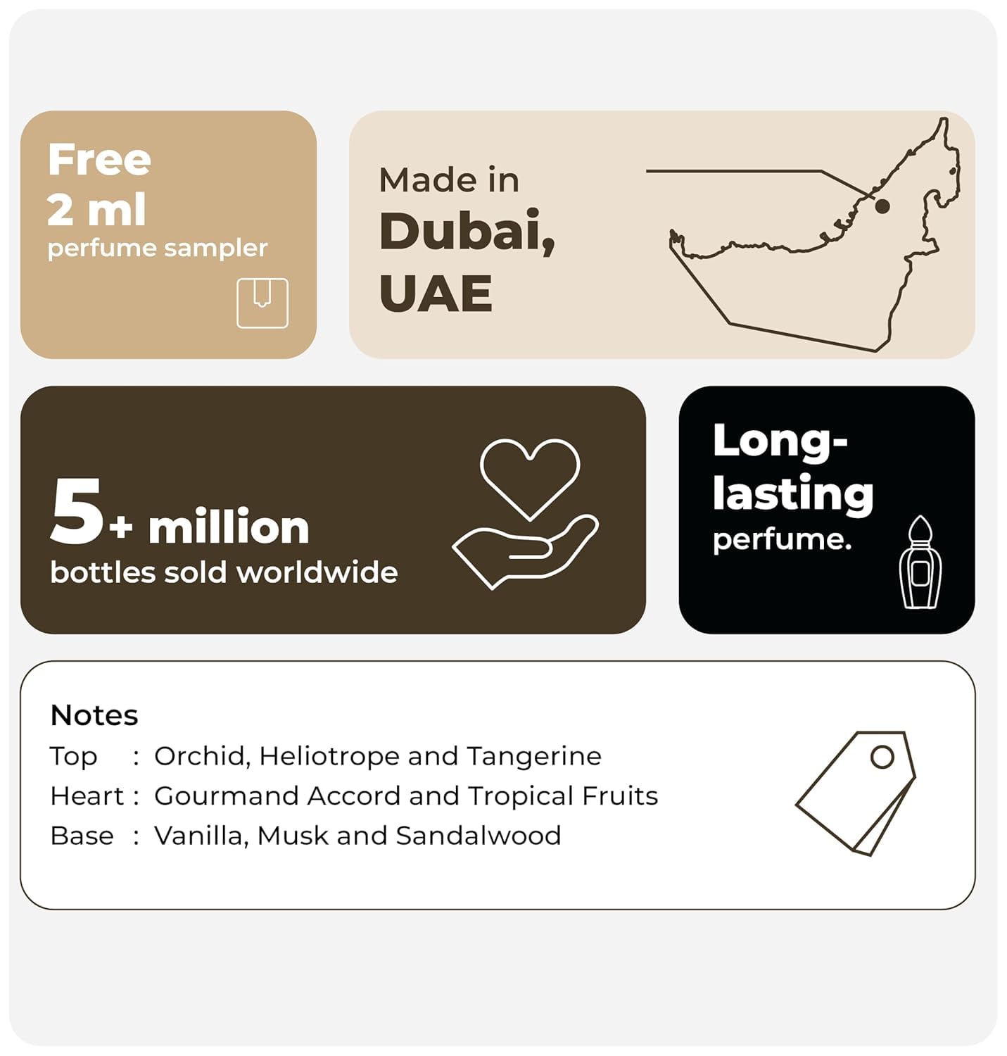 Dubai Yaar Eau de Parfum 100ML – Amber Vanilla Perfume for Unisex – Long-Lasting Scent with Rose, Coffee, Vanilla & Musk – Vegan, Paraben-Free, Fragrance from France - Image 6