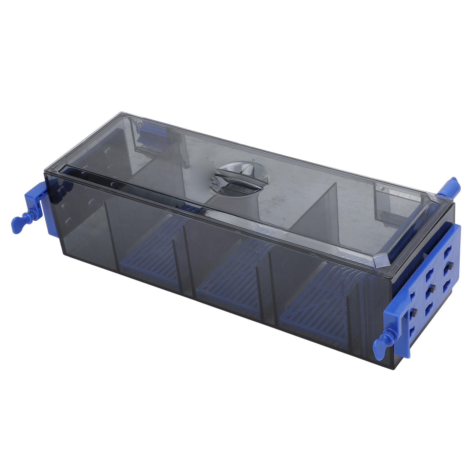 Ymiko Aquarium Filter Multi Layer Visible Hang On Suspension Low Noise Housing with Filter Media for Fish