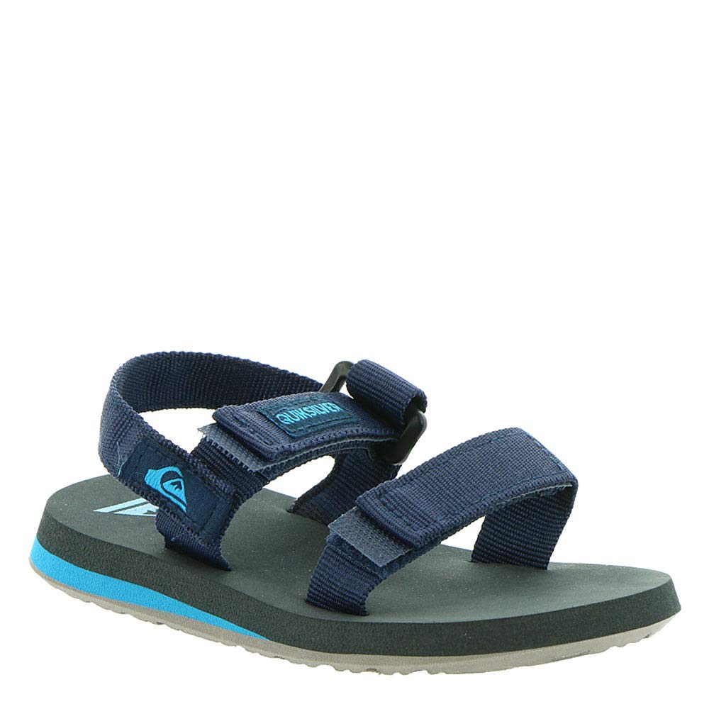 Quiksilver Baby-Boy's Monkey Caged Sandal, Blue/Grey/Blue, 4(20) M US Toddler