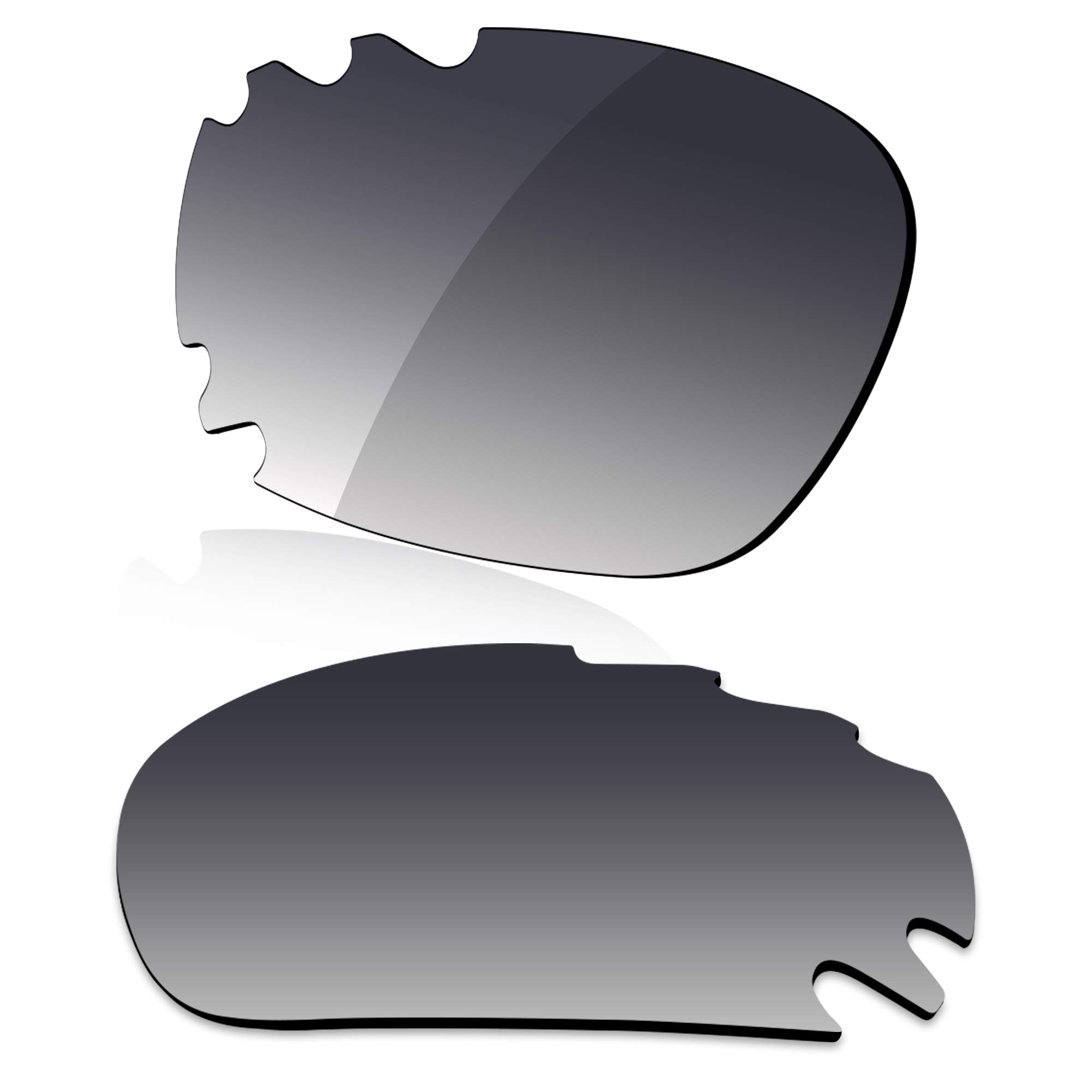 LenzReborn Polarized Lens Replacement for Oakley Jawbone Vented Sunglass - Gradient Grey - Polarized