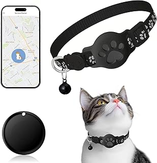 Pet Tracker,GPS Collar for Cats (Android Only) Smart tag,Waterproof Compatible with Google Find My,No Monthly Fee,Advanced...