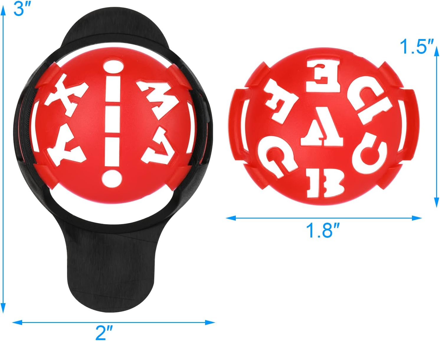 review Cosmos 2 Sets Golf Ball Marking Alignment Tools, Golf Ball Scribe Line Mark Stencils, Golf Ball Marking Line Drawing Tool, Golf Ball Identification Tool for Men Women Golf Stamp Accessories