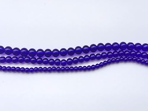 Miniatura 5 de Cuentas de vidrio de 0.315 pulgadas (0.315 in), 100 cuentas redondas lisas sueltas para pulseras, collares, joyería, manualidades (0.315 pulgadas,