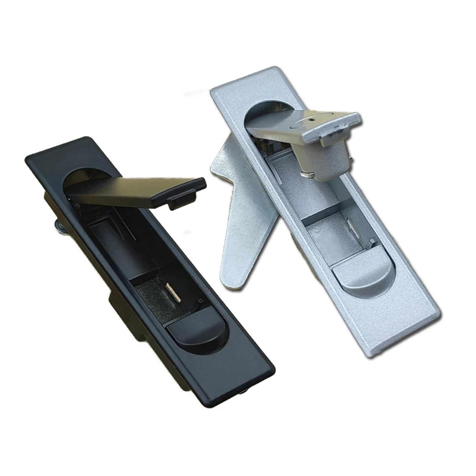 Ntbpeyzvqf Black-No-Key-Zinc Zinc Alloy Plane Locks Push Button Glass Showcases With Lock Industrial Latch 1Pcs(Black-No-Key-Zinc)