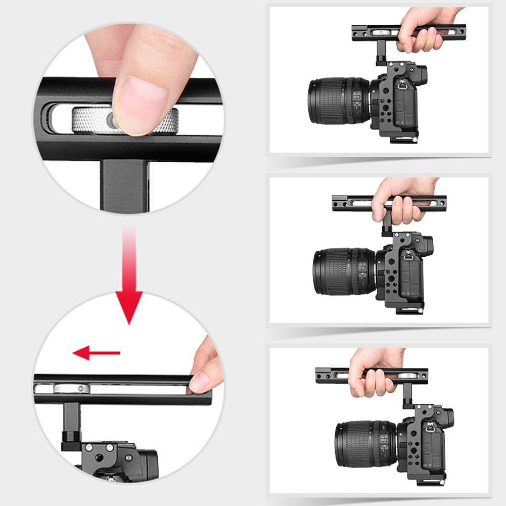 Camera Cage Mounting Rig, Practical Quick Release Camera Cage for Nikon Z6/Z7