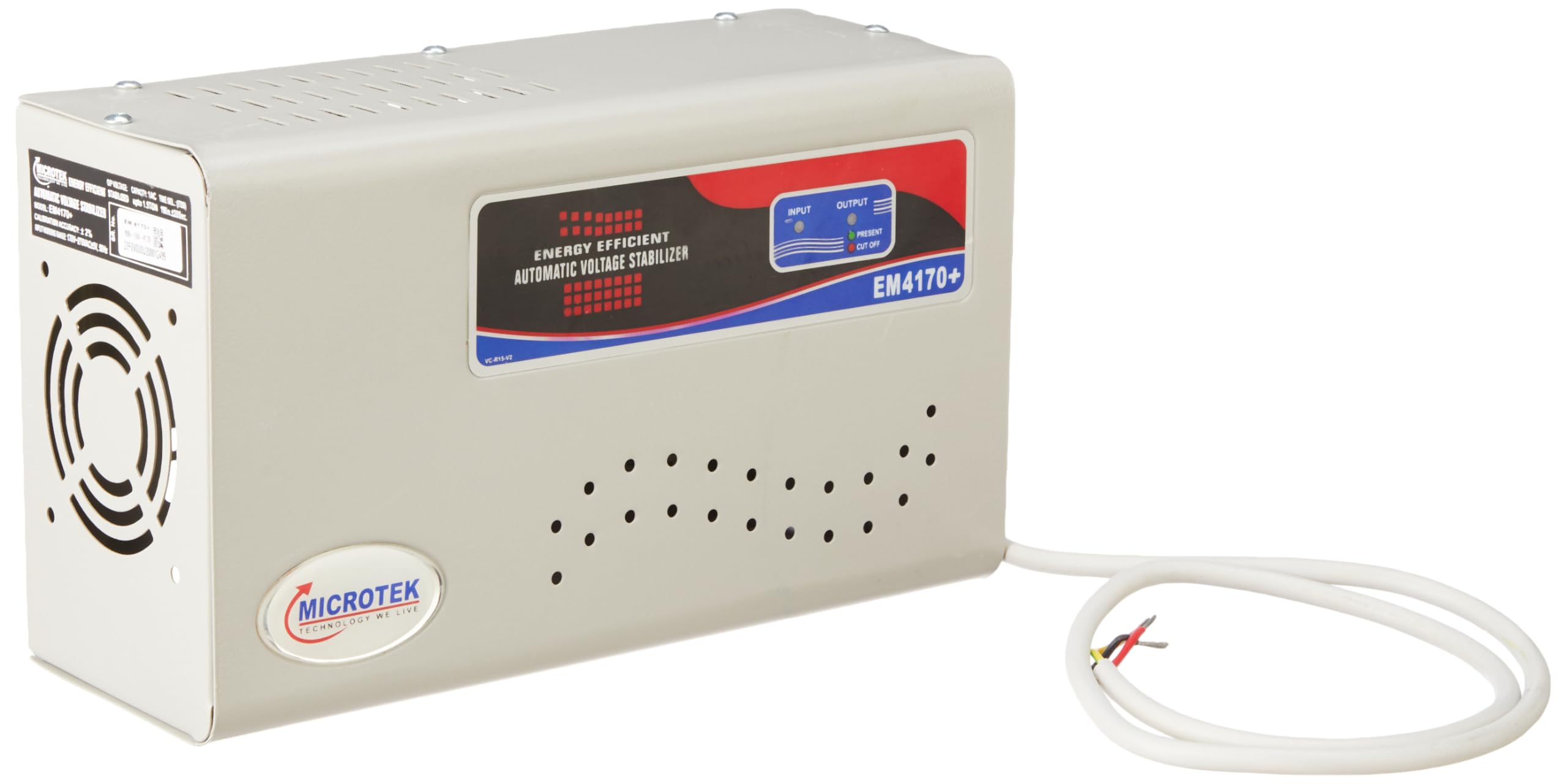 See full amazon price history chart for Microtek EM 4170+ Automatic Air Conditioners (A.C.) Voltage Stabilizer Upto 1.5 Ton Working Power 170V-270V(Metalic Grey) with 3 Year Warranty Microtek EM 4170+ Automatic Air Conditioners (A.C.) Voltage Stabilizer Upto 1.5 Ton Working Power 170V-270V(Metalic Grey) with 3 Year Warranty (B06XDKLJM2) Amazon Price History, Amazon Price Tracker