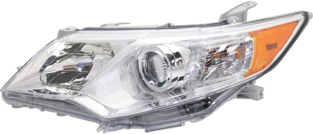 For Toyota Camry 2012 2013 2014 Headlight Assembly L LE XLE Model Passenger Side DOT Certified | TO2503211 | 81110-06470