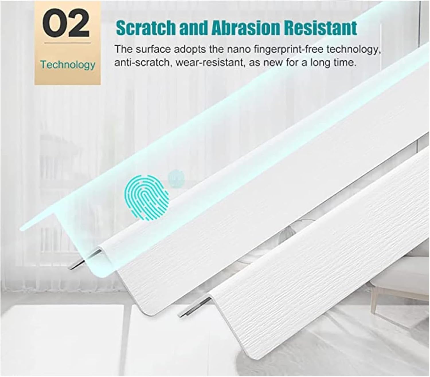 Wall Corner Protector PVC Edge Protector, Safety Edge & Corner Guards for Restoration Table, Wall，Cabinets, Chairs, Shelves(Mahogany,2.4m)