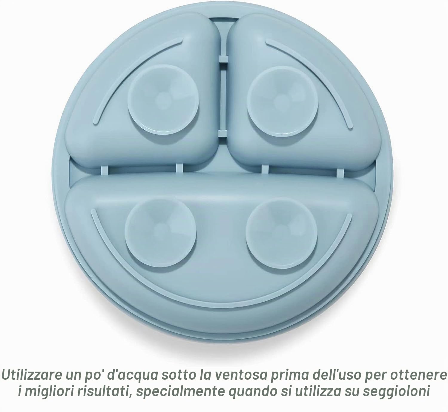 PandaEar Set per l'alimentazione del bambino in silicone, utensili a LED, piatto con ventosa divisa, ciotola, bavaglini, tazza autonoma