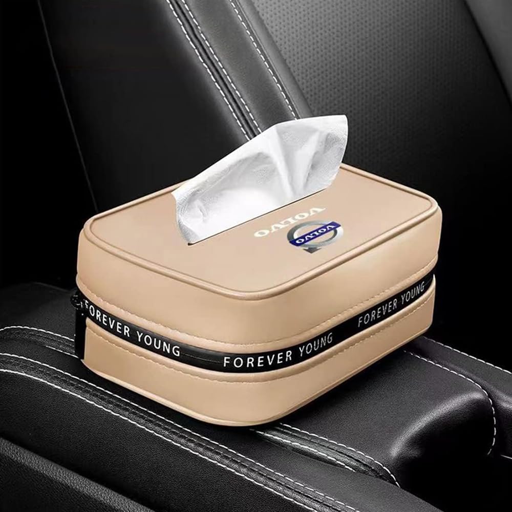 Boîte à mouchoirs pour Volvo porte serviettes portable