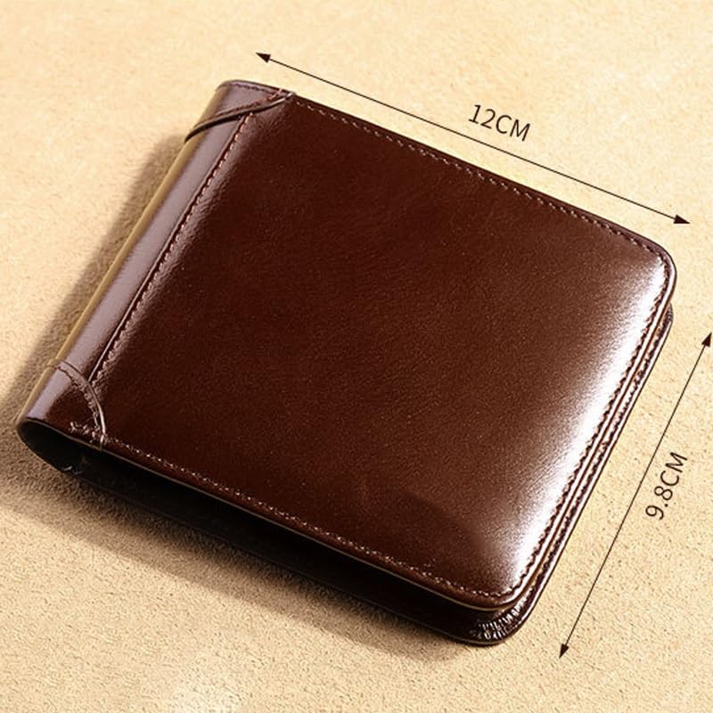 Multi-slot Short Money Clip Can Accommodate Card Slot Change Wallet for Men Brush(white-Patch five-pointed star4)4