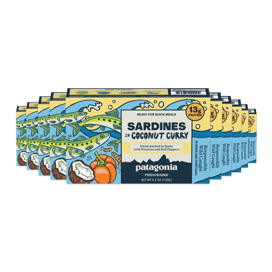 Provisions - Wild Sardines in Coconut Curry | Responsibly sourced in Spain | 13g Protein…