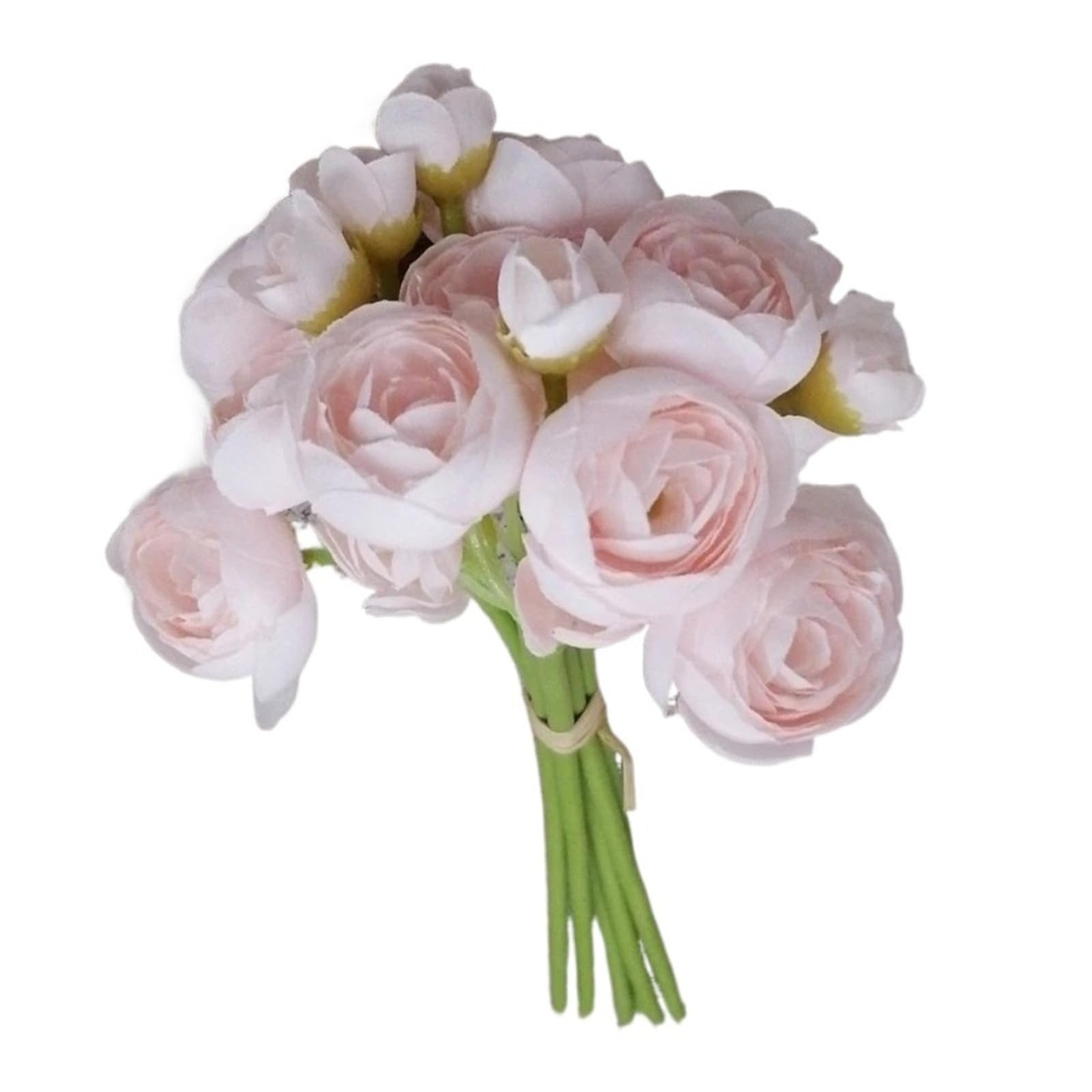HamPaesk 2/5PCS Simulation Bouquet Silk Fake Flowers Balcony Decor Artificial Flower Decoration(Pink,2pcs)