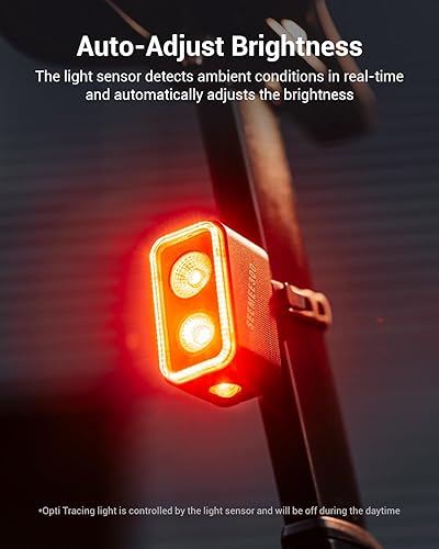 Miniatura 7 de MagicShine SEEMEE - Luz trasera para bicicleta 300400, luz trasera de bicicleta de 300400 lúmenes, sensor de freno inteligente visible de 360 IPX6,