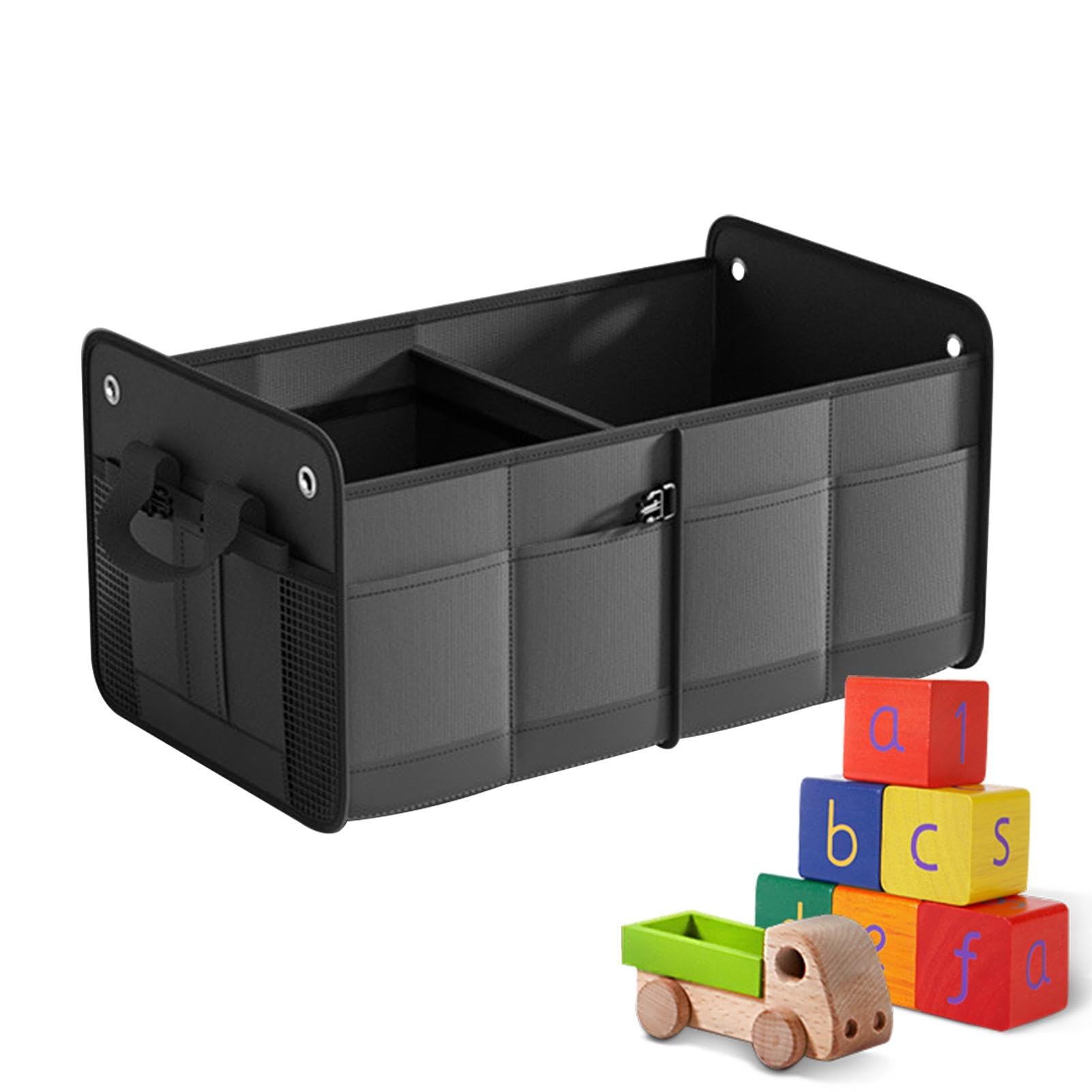 Contenitore pieghevole per bagagliaio, organizer pieghevole, 60 l
