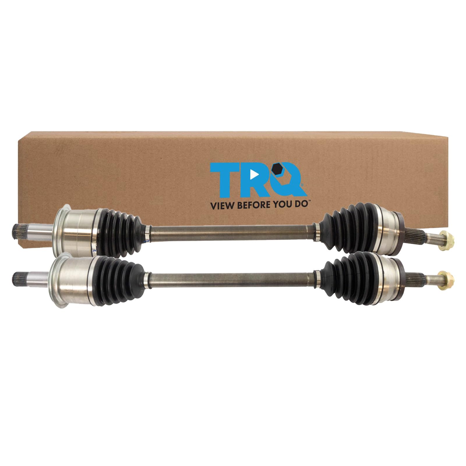 TRQ Rear Driver and Passenger Side CV Axle Assembly Set 2 Piece