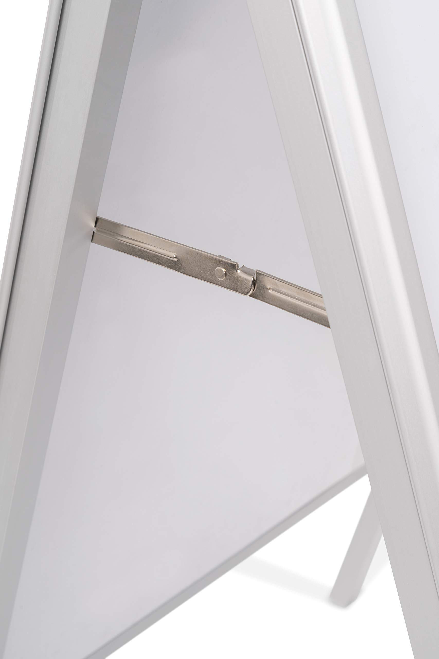 Tableau Chevalet De Trottoir Bi-Office 1200 X 600 Mm - Cadre Noir Pliable