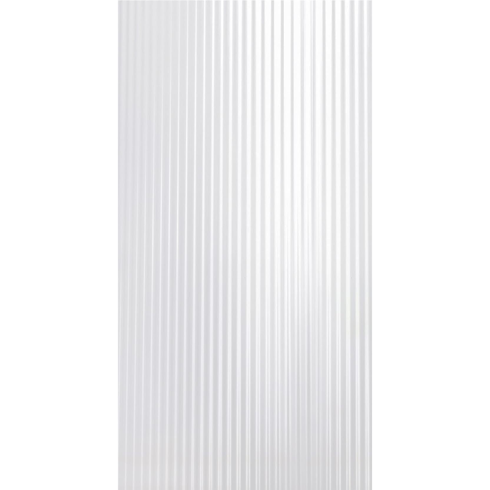 Licsaliwe Window Privacy Film -118 x 24 Vertical Strip Fluted Glass Film, Frosted Static Cling Anti-UV