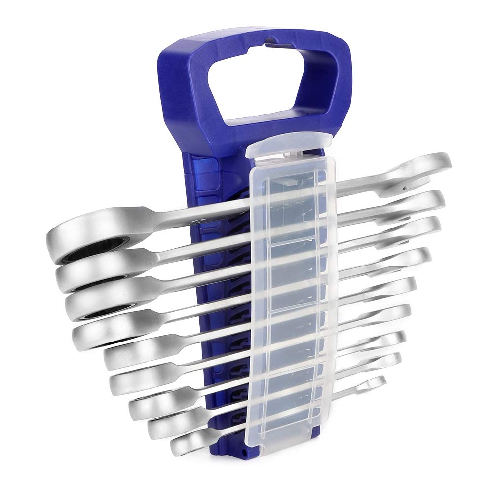 Zestaw klucza zapadkowego 9pcs W pełni wypolerowany obróbki cieplne Wysoka twardość Trwałe stałe spanery do rowerowej motocyklowej ciężarówki samochodowe narzędzia konserwacyjne