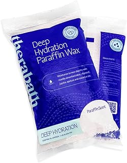 Therabath Deep Hydration Paraffin Wax Bath Refills - Wax Beads - to Relieve Discomfort, Stiff Muscles, Dry Skin - with Coconut Oil, Vitamin E, & Aloe - Made in the USA, 6 lb. Free & Clear