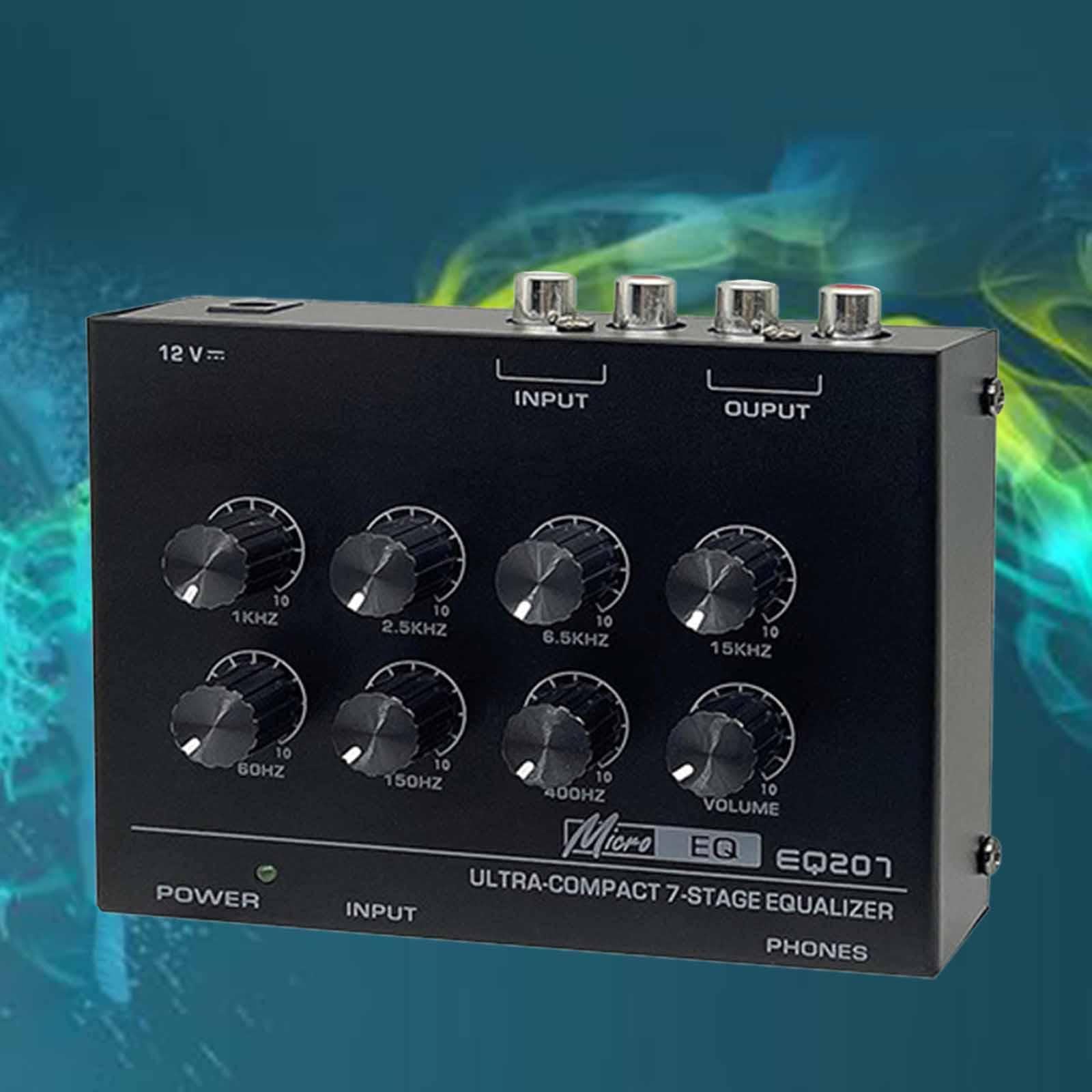 EQ207 Ecualizador de 7 bandas para control de sonido en estudio