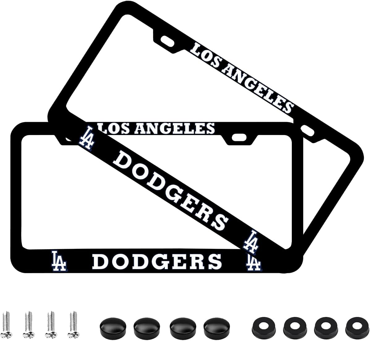 OEM 2PCS License Plate Frames Holder with Screw for Car Tag Frame