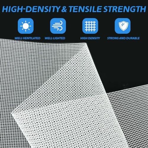 Fly Screens for Windows 120cm x 250cm with 7.5m Velcro Universal Fiberglass Window Screen Insect Mesh High Density Door and Window Fly Screens for Keep Bugs/Flys/Mosquitoes Outut - Image 2