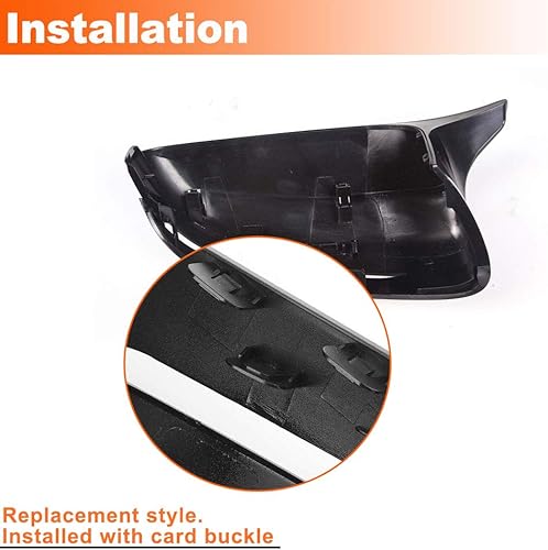 Miniatura 4 de MCARCAR KIT Cubierta de espejo para BMW Serie 3 G20 G21 320i 330i 330e M340i SedánWagon 2019-2021 Reemplazo lateral retrovisor exterior exterior