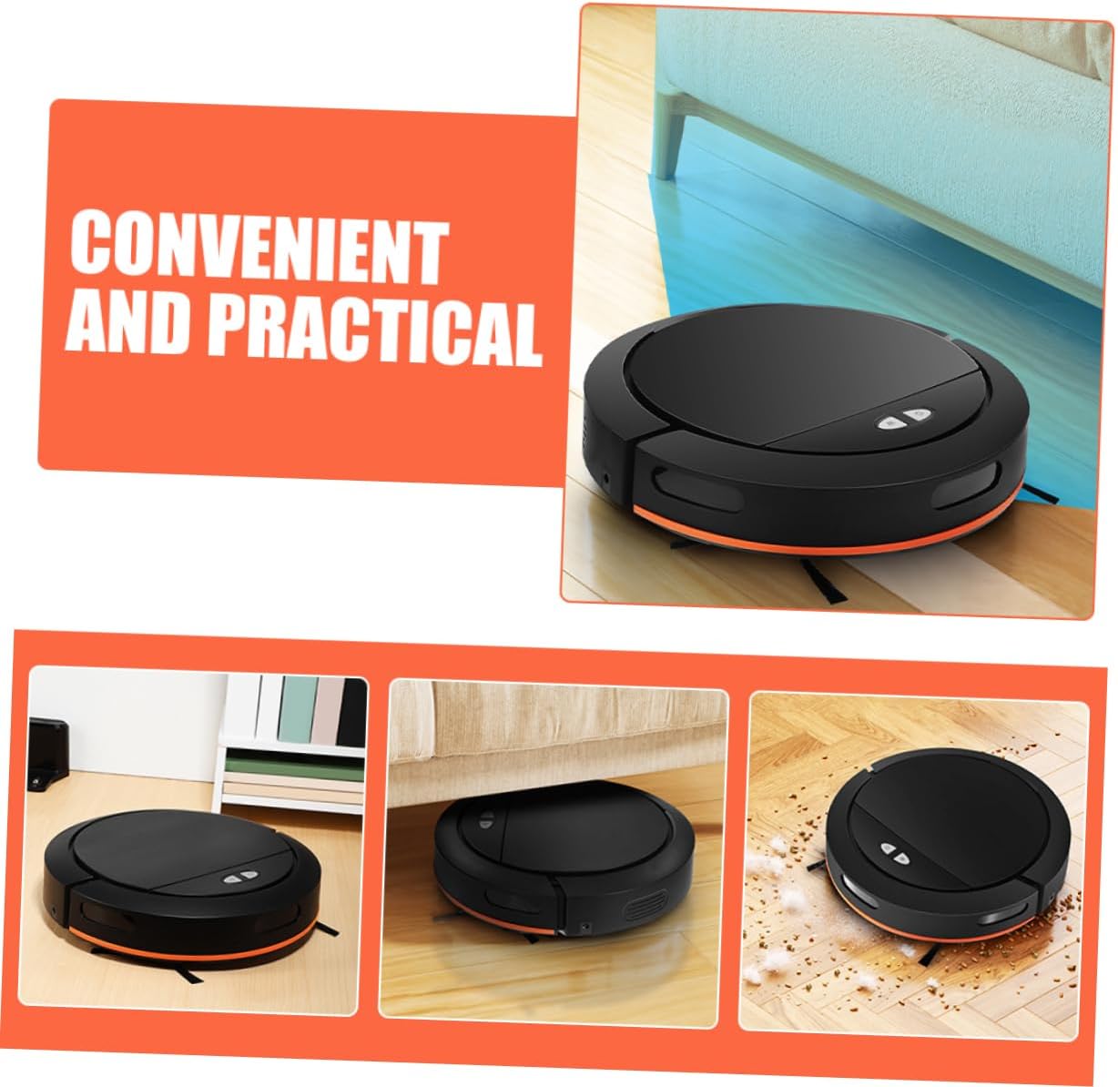 Automatic Home Hard Floor Sweeper Self-Charging Multi- for Pet Hair Carpet Cleaning Us English Version