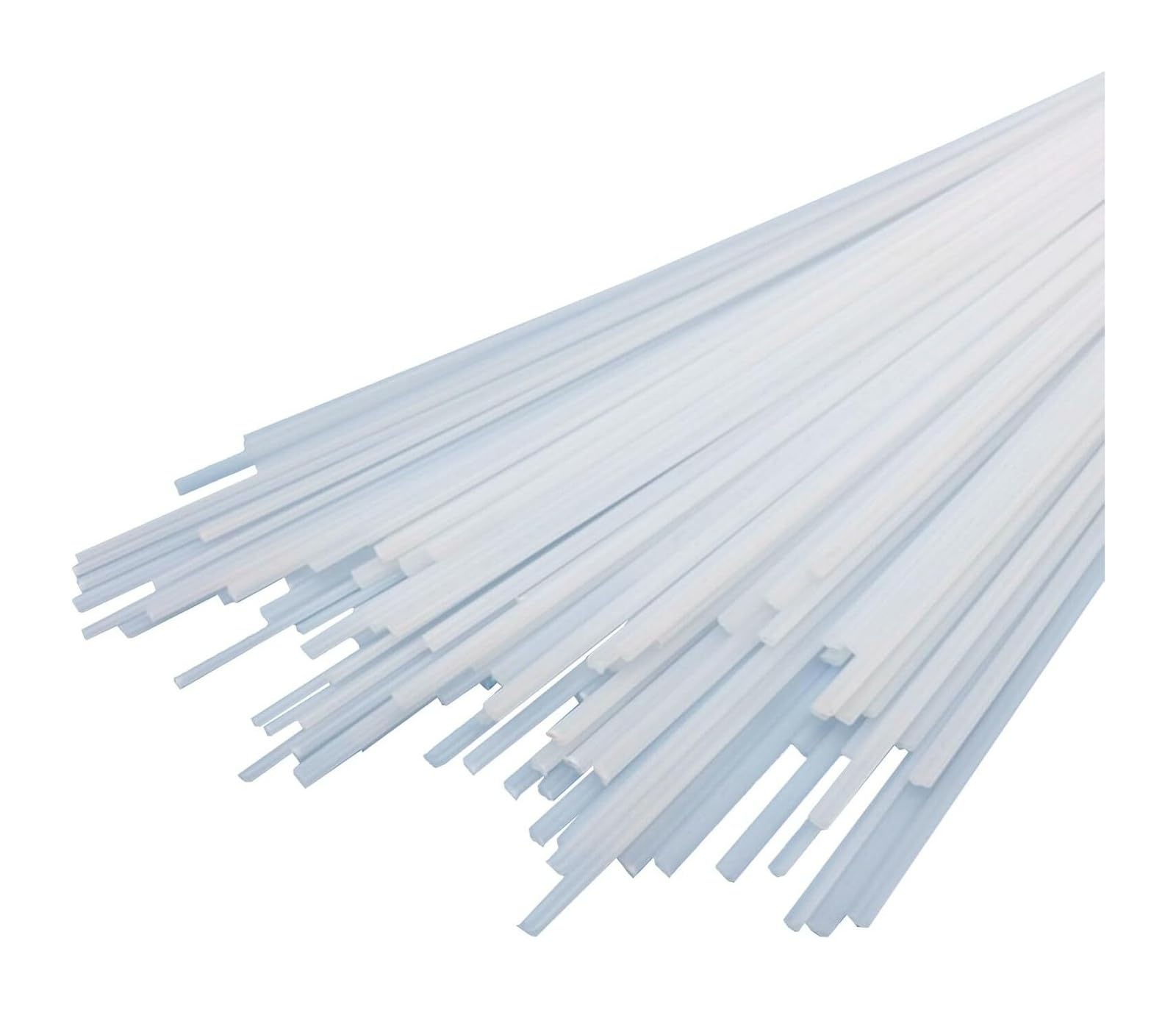 Vakorise White Plastic Welding Rods, Plastic Welding Rods Pp 2 Strands 5X2.5mm 1M 1Kg