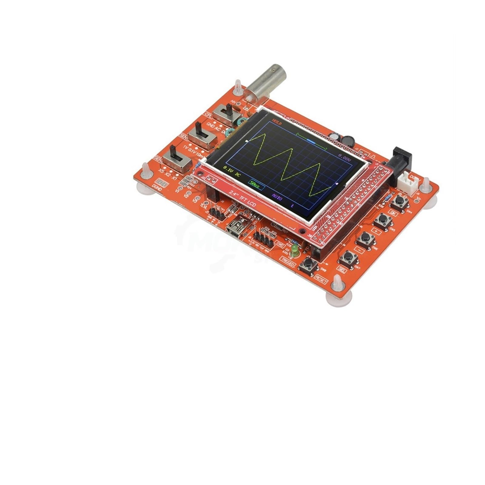 Oscilloscope numérique assemblé pour éviter les erreurs de mesure
