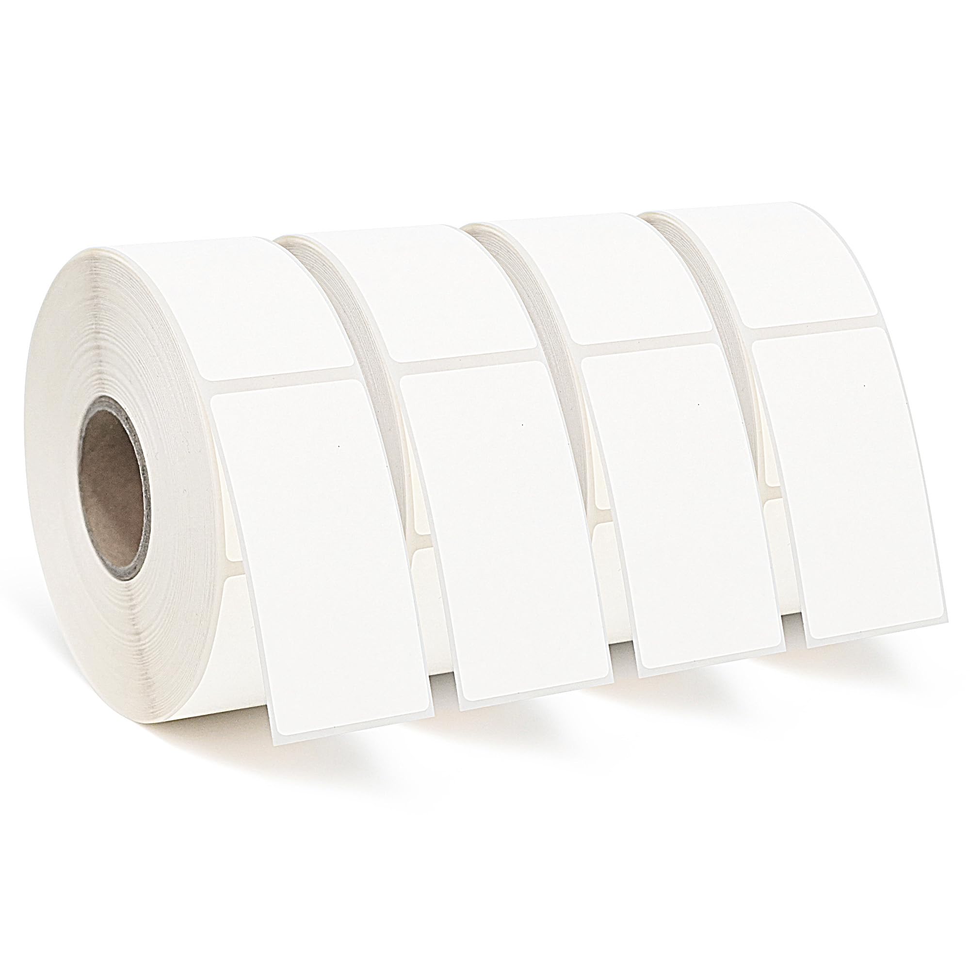 ESSENTIAL 2000 Dissolvable Food Labels, 1 x 2 Inch Blank White Dissolvable Canning Labels for Food Storage, Food Containers, Mason Jars, Freezer(4