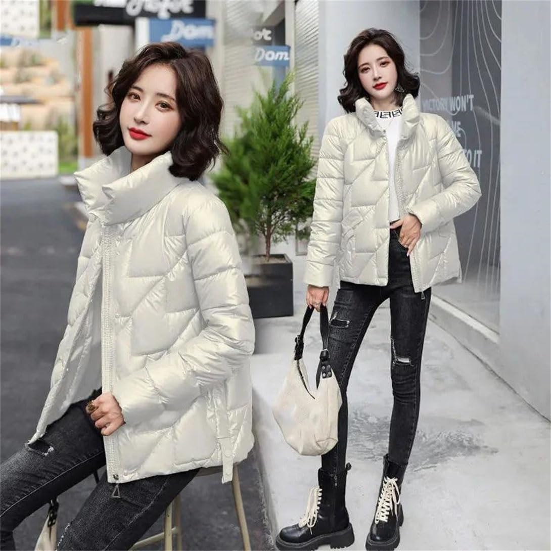 Women Jacket Down Cotton Jacket Parkas Female Short Loose Warm Cotton-Padded Coat Outwear Parka Top