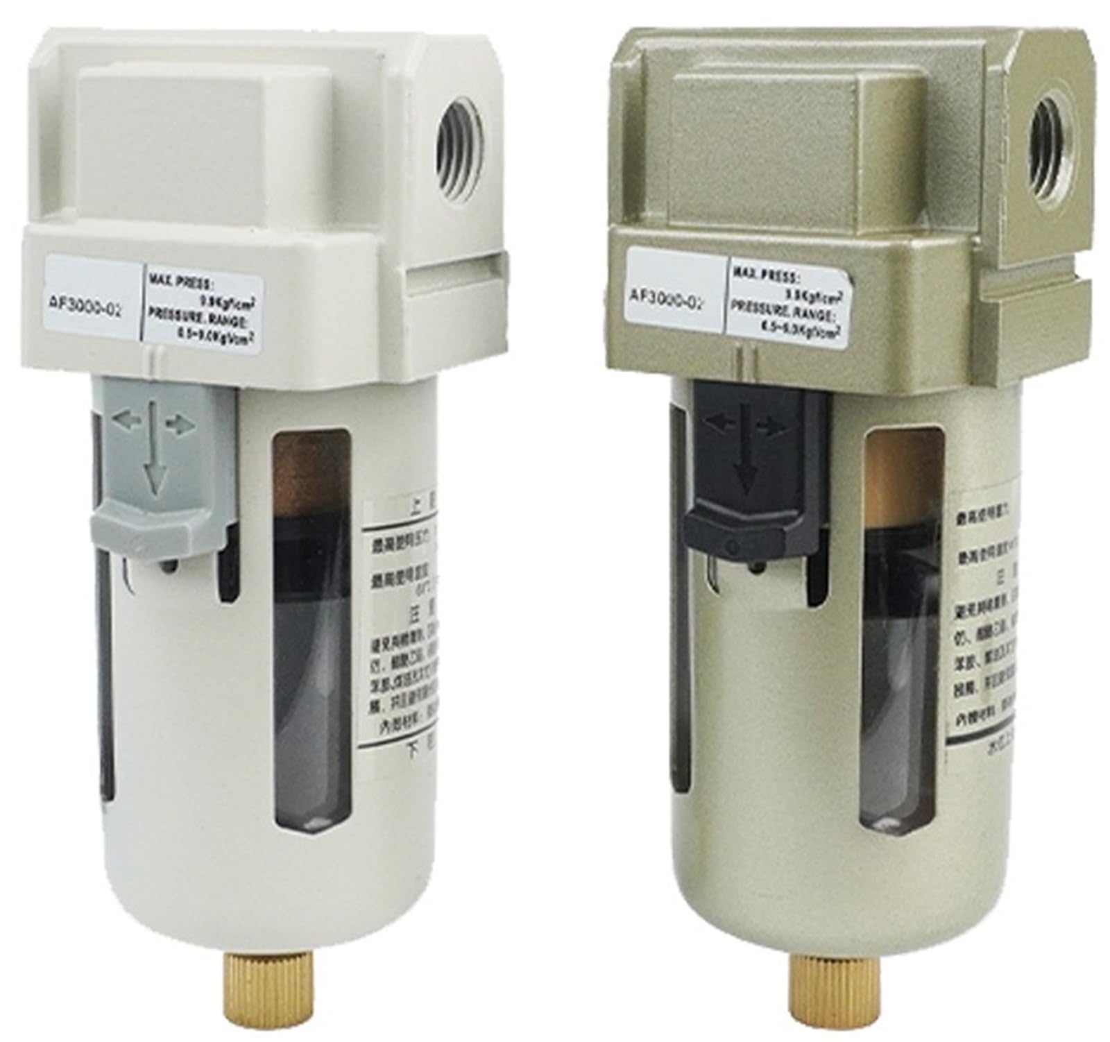 AF2000-02 AF3000-03 AF4000-04 AF4000-06 AF5000-06 AF5000-10 Filtros de aire neumáticos Filtro de compresor