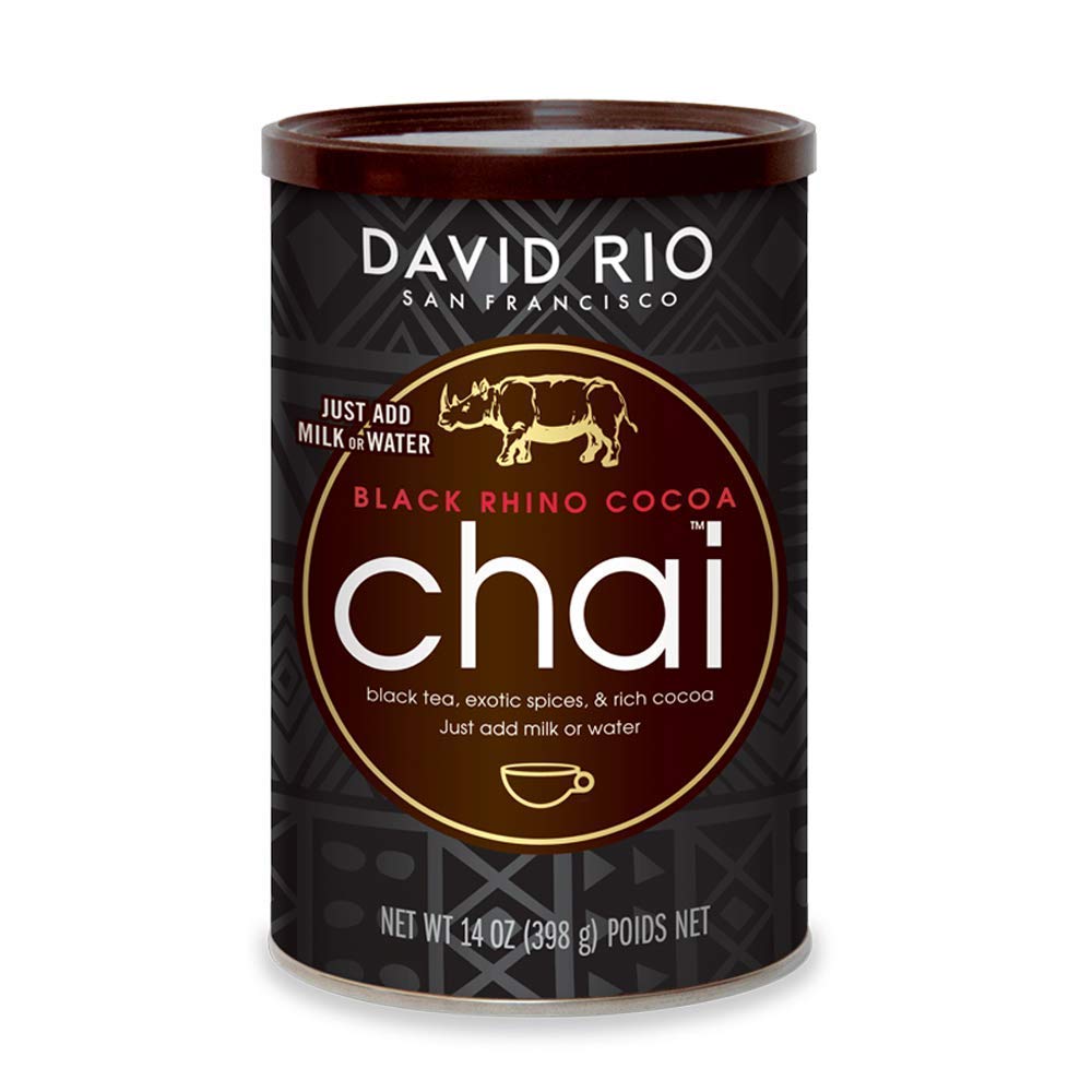 David Rio Black Rhino Cocoa Chai, 14 oz Can