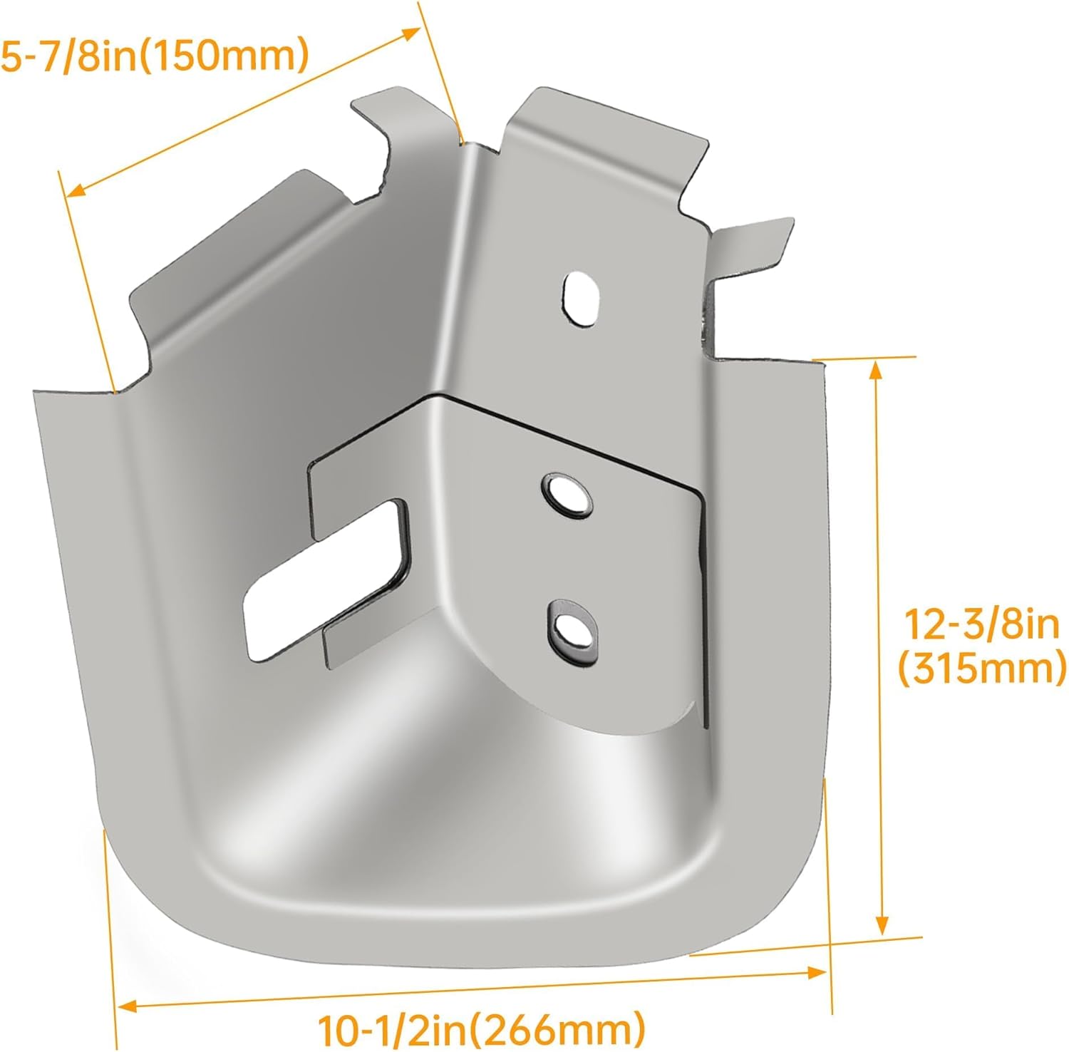 KUAFU Die Stamped Cab Mount Compatible with 1994-2002 Dodge Ram 1500 2500 3500 Die Stamped with Nutplates Left & Right Replacement for 55274926 55274927 55274927AB Steel Bare Metal