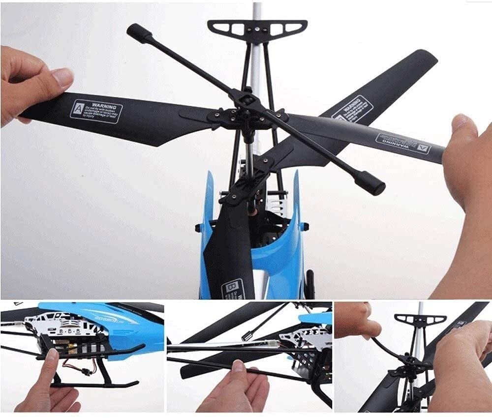 Hélicoptère radiocommandé 2,4 GHz 3,5 canaux Gyroscope Anti-Collision LED Jouet Volant