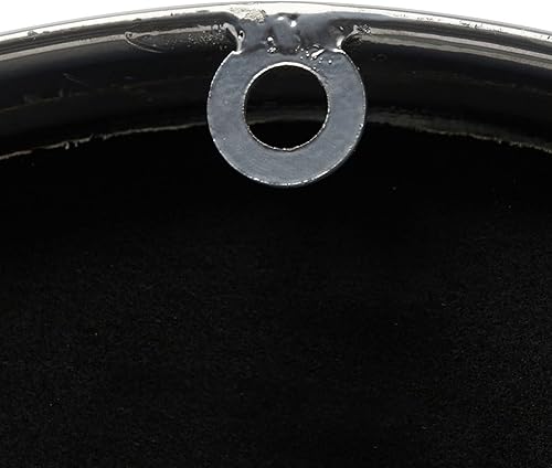 Miniatura 2 de Creative Co-Op Reloj de pared clásico de metal redondo, acabado de níquel antiguo, plateado